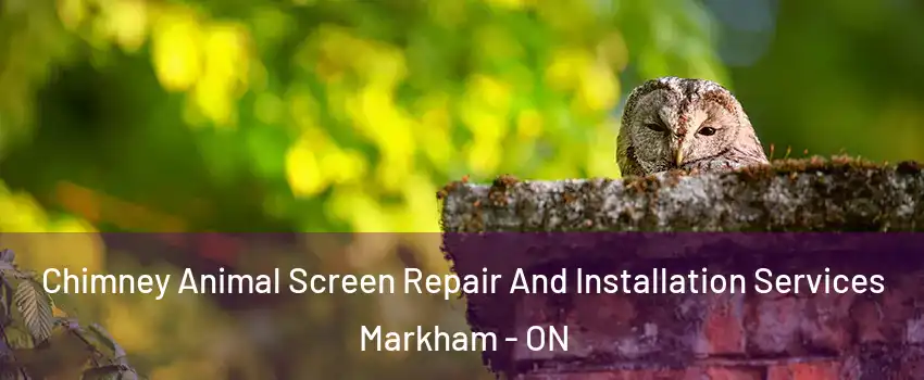  Chimney Animal Screen Repair And Installation Services Markham - ON